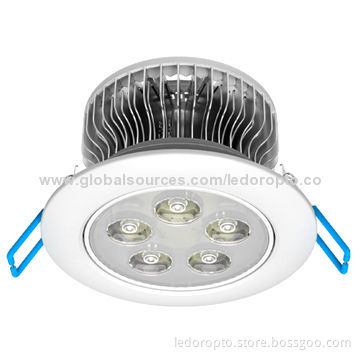 LD 5W LED Ceiling Light with 38 Pieces Aluminum Fins, Bridgelux/Epistar/Epileds Chip